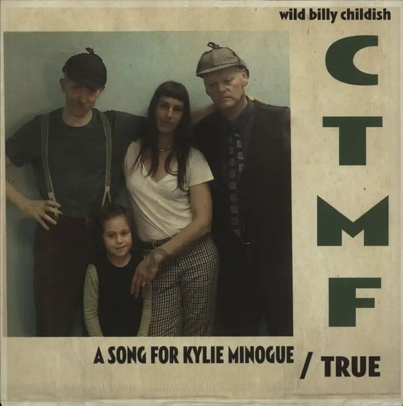Billy Childish A Song For Kylie Minogue / True - yellow vinyl UK 7" vinyl Handmade