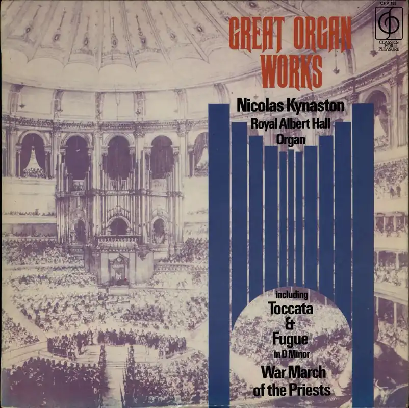 Worldwide Shipping Nicolas Kynaston Great Organ Works - 1st UK Vinyl LP