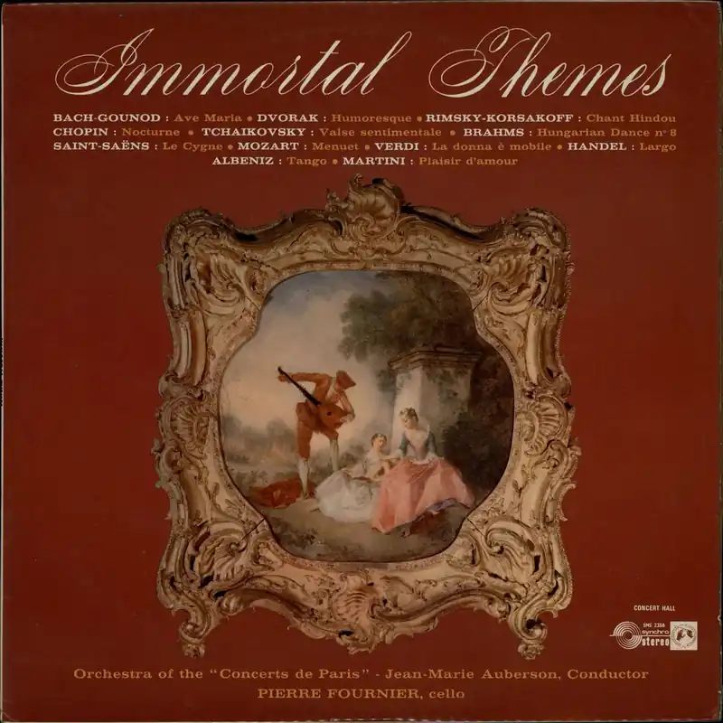 Pierre Fournier Immortal Themes UK Vinyl LP Must Have
