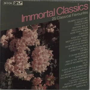 Various-Classical & Orchestral Immortal Classics UK 2-LP vinyl set Luxury