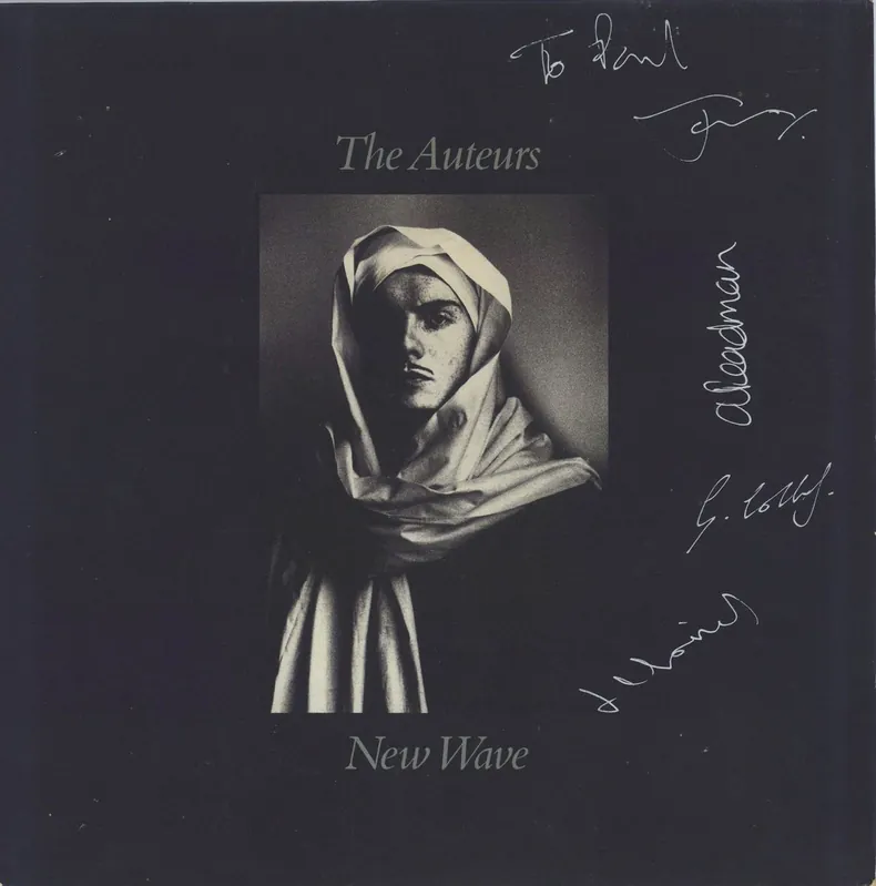 Flash Sale The Auteurs New Wave - Autographed Sleeve UK Memorabilia