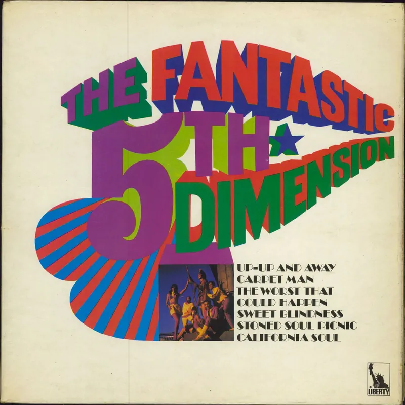 The 5th Dimension The Fantastic 5th Dimension UK Vinyl LP Direct From Factory