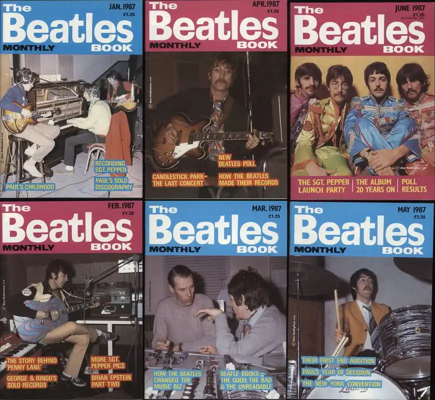 Don’t Miss Out The Beatles The Beatles Book - 1987 - 12 Issues UK Magazine