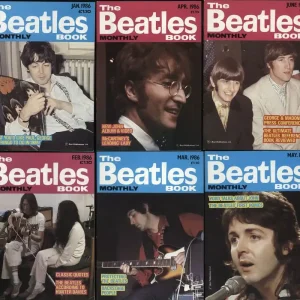 The Beatles The Beatles Book - 1986 - 12 Issues UK Magazine Budget