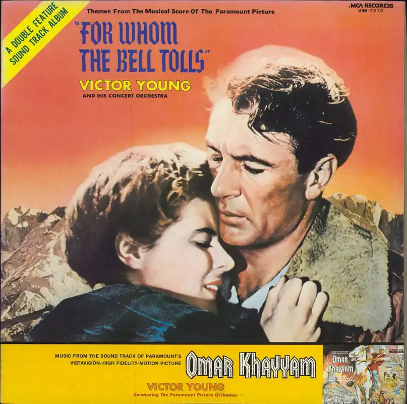 Original Soundtrack For Whom The Bell Tolls / Omar Khayyam Japanese Vinyl LP Exclusive