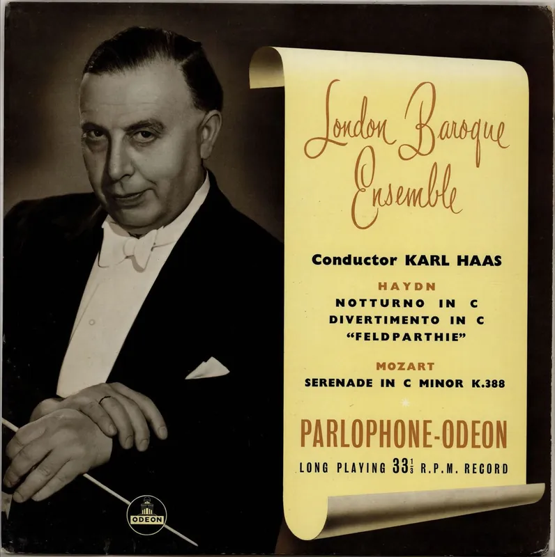 Best Choice London Baroque Ensemble Haydn: Notturno In C , Divertimento In C (Feldparthie) / Mozart: Serenade In C Minor, K.388 UK Vinyl LP