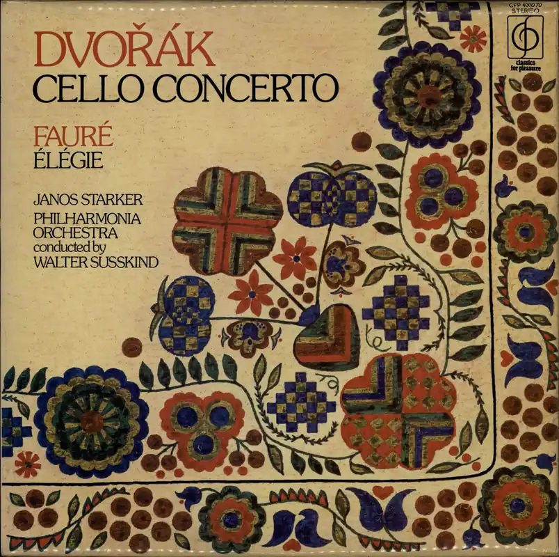 Instant Buy János Starker Dvorák: Cello Concerto / Fauré: Élégie UK Vinyl LP