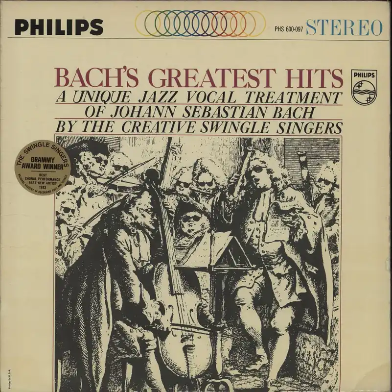 Fast Shipping The Swingle Singers Bach's Greatest Hits US Vinyl LP