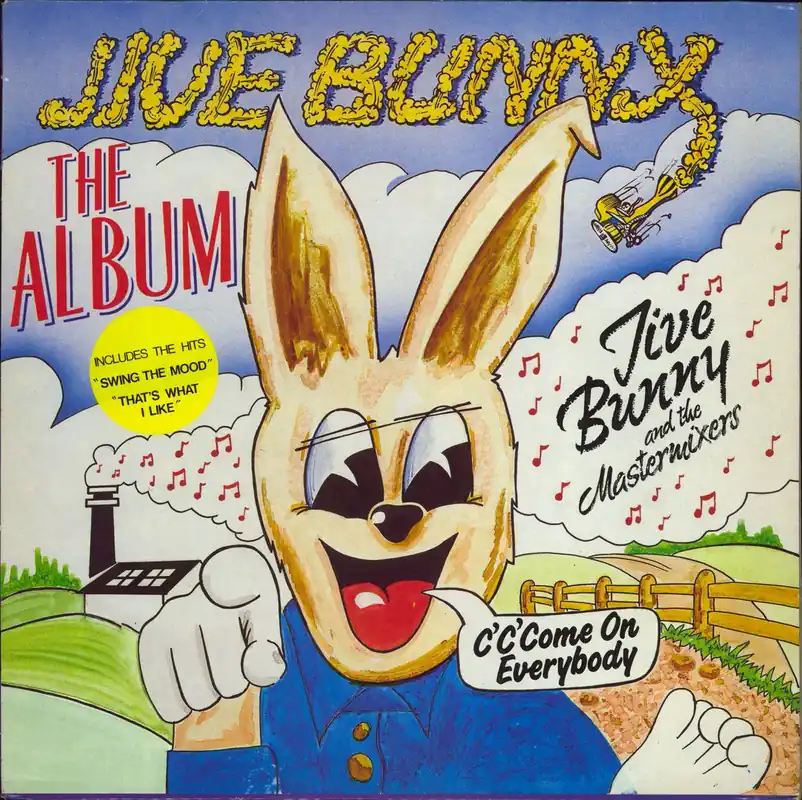 Jive Bunny The Album - hype sticker UK Vinyl LP Buy Online
