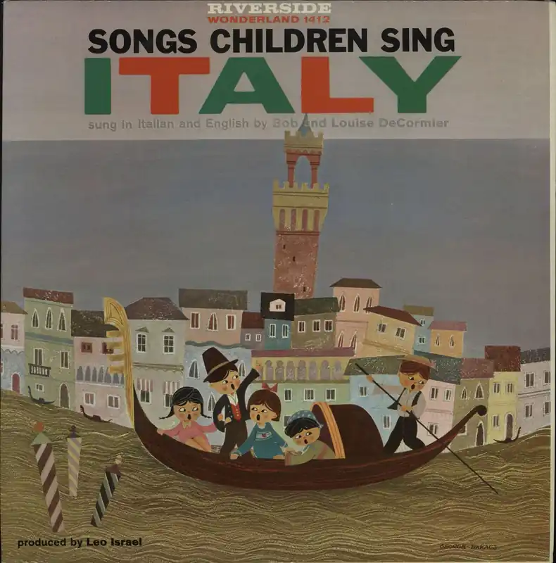 Seasonal Sale Various-Childrens Songs Children Sing: Italy US Vinyl LP