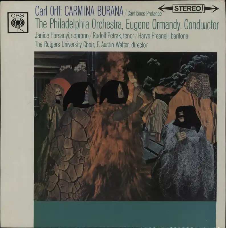 Carl Orff Carmina Burana / Cantiones Profanae UK Vinyl LP Markdown