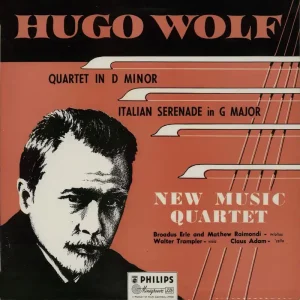 Final Sale Hugo Wolf Italian Serenade/ String Quartet In D Minor UK Vinyl LP