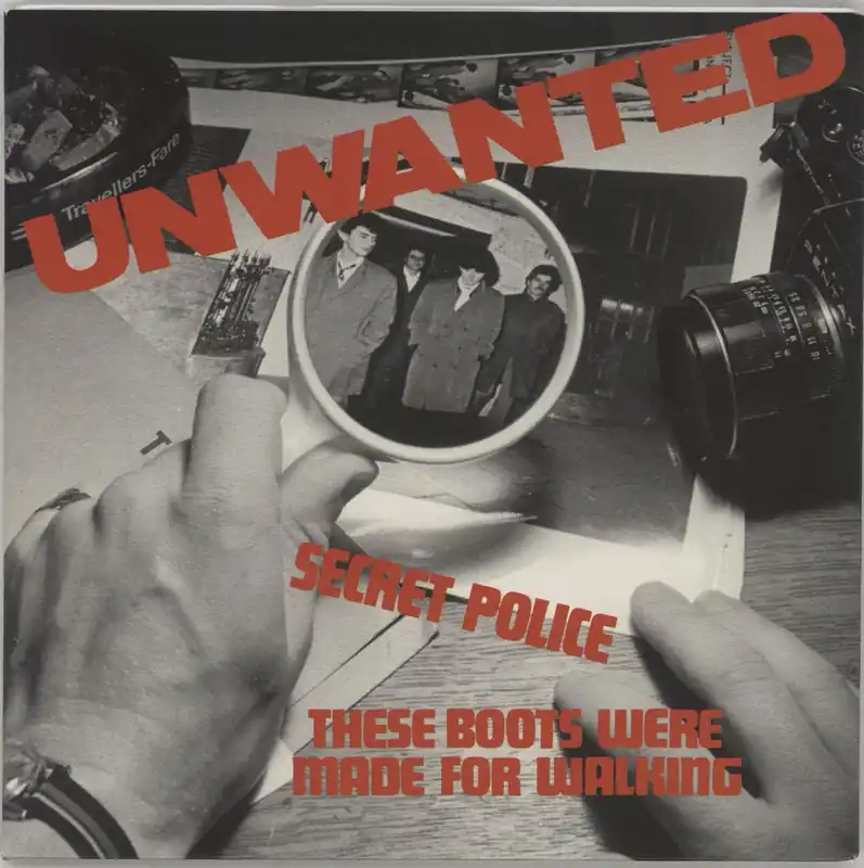 Factory Price The Unwanted Secret Police - Light Blue Vinyl UK 7" vinyl