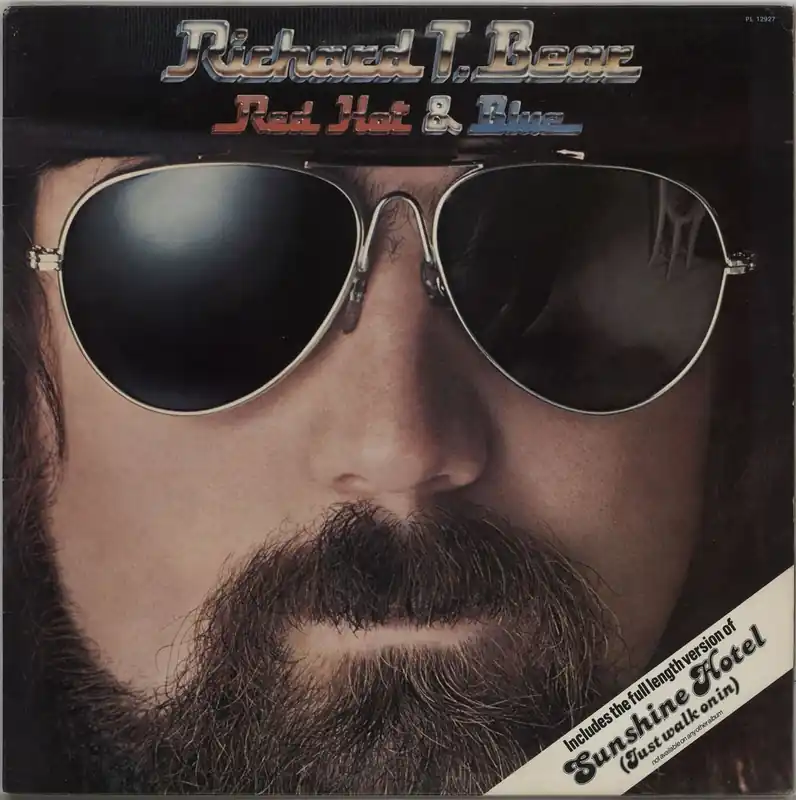 Richard T. Bear Red, Hot & Blue UK Vinyl LP Certified