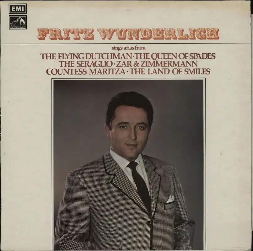Bargain Fritz Wunderlich Fritz Wunderlich Sings UK Vinyl LP