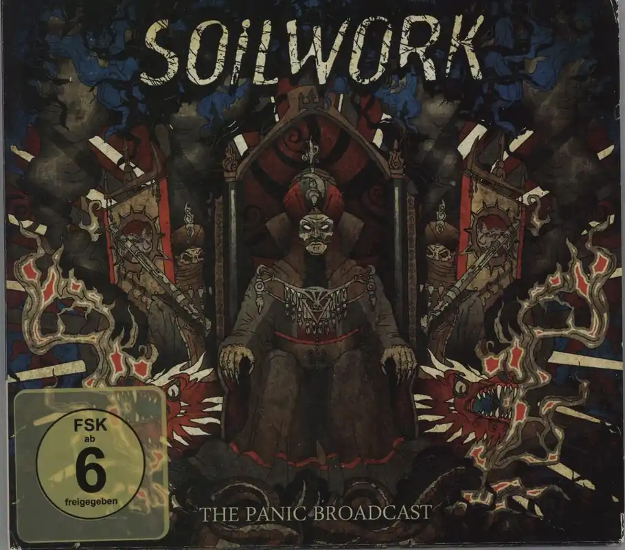 Soilwork The Panic Broadcast German 2-disc CD/DVD set Certified