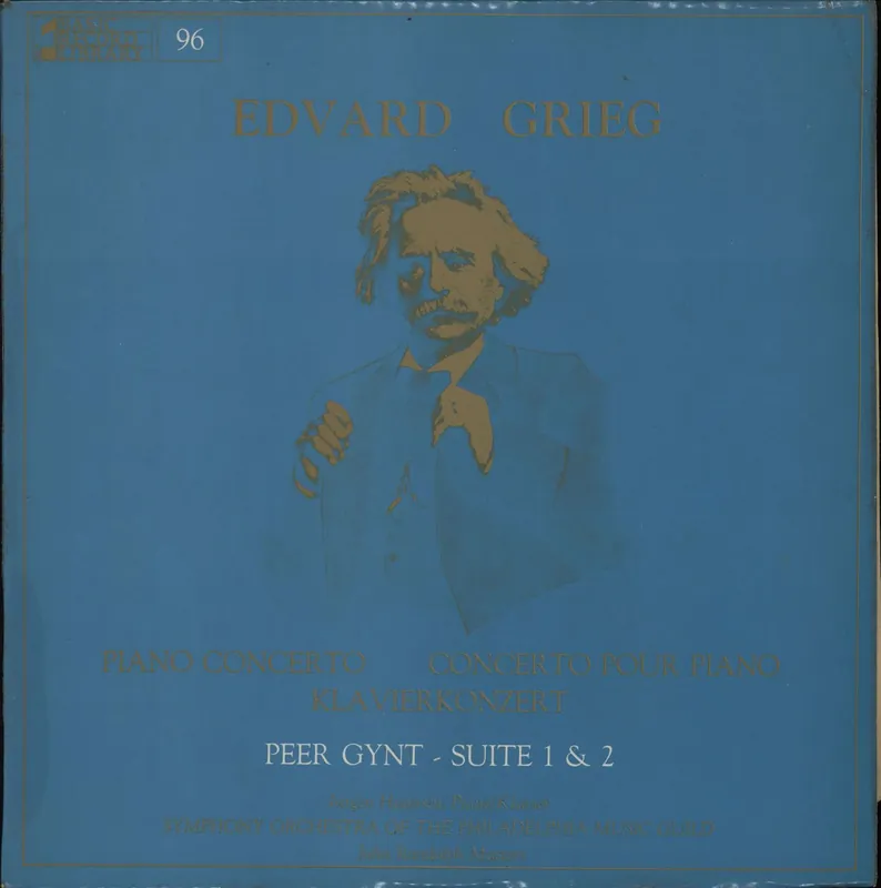 Jurgen Haansen Grieg: Piano Concerto / Peer Gynt Suites 1 & 2 UK Vinyl LP Hot Deal