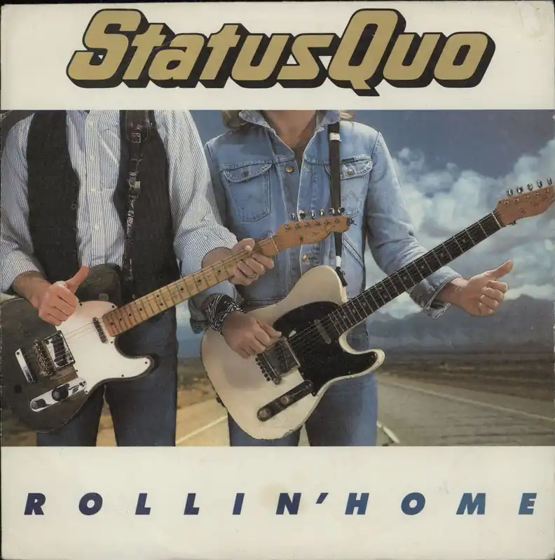 Status Quo Rollin' Home - P/S Spanish 7" vinyl Latest
