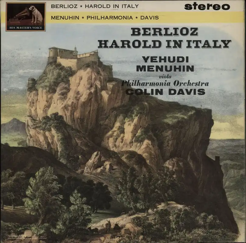 Free Returns Yehudi Menuhin Berlioz: Harold In Italy - 1st - Sample UK Vinyl LP