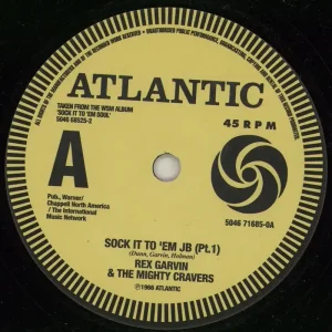 Free Shipping Rex Garvin & The Mighty Cravers Sock It To 'Em J.B. Part One UK Promo 7" vinyl