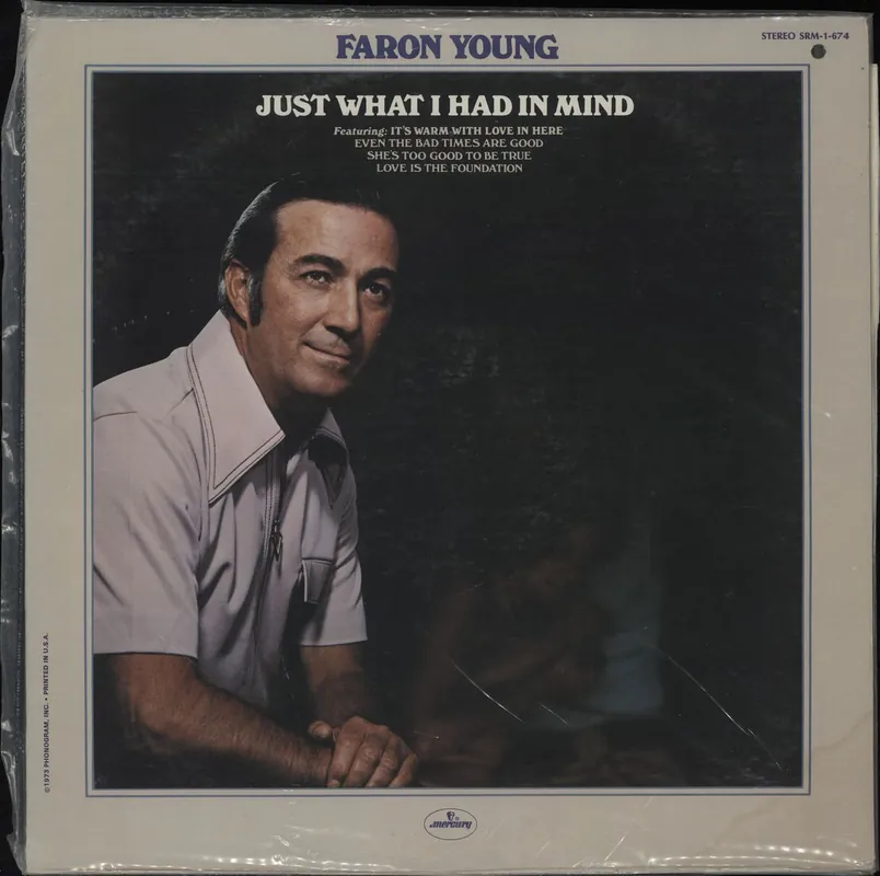 Crafted Faron Young Just What I Had In Mind US Vinyl LP