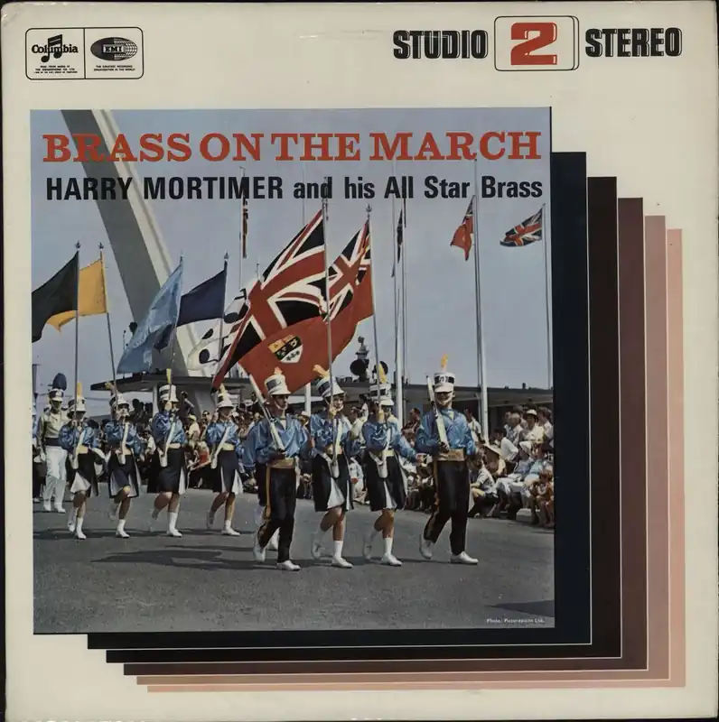 Harry Mortimer Brass On The March UK Vinyl LP One Day Deal
