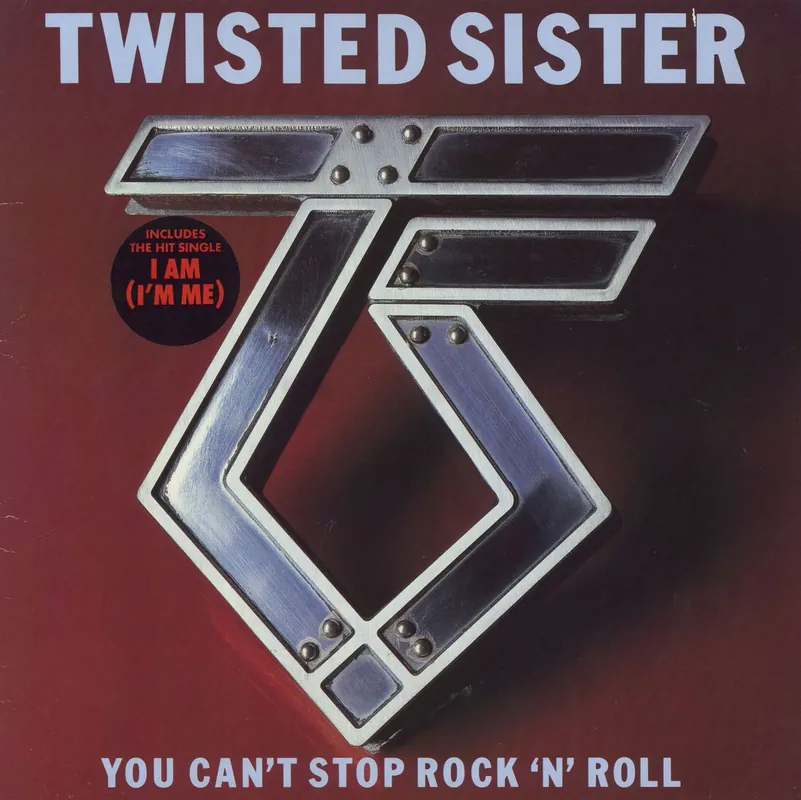 Viral Twisted Sister You Can't Stop Rock 'n' Roll - hype stickered German Vinyl LP