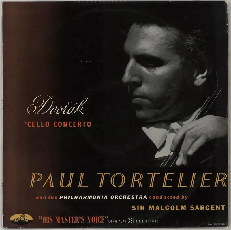 Paul Tortelier Dvorák Cello Concerto UK Vinyl LP Reduced Price