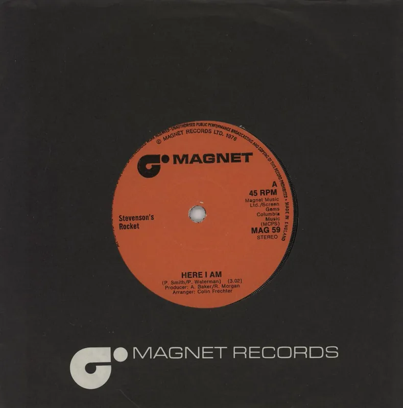 Buy Online Stephenson's Rocket Here I Am UK 7" vinyl
