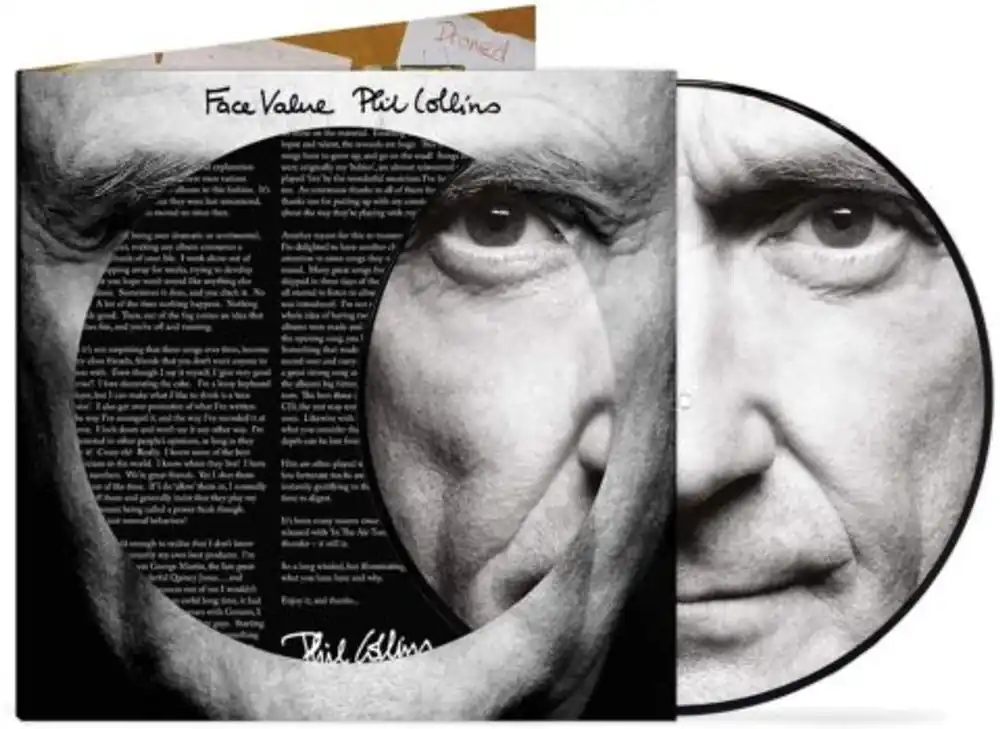 Phil Collins Face Value - 40th Anniversary - Sealed UK Picture disc LP Flash Sale