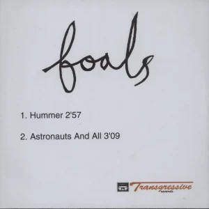 Foals Hummer - 2 Track UK Promo CD-R acetate In Demand