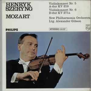 Weekend Sale Henryk Szeryng Mozart: Violin Concerto No.5 In A / Violin Concerto No.6 In D Dutch Vinyl LP