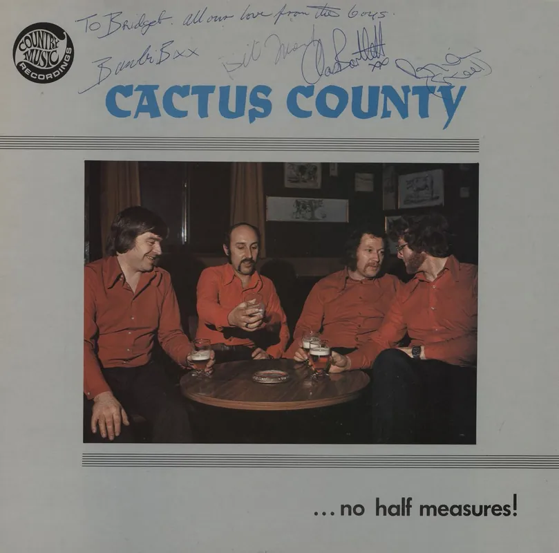 Best Price Cactus County No Half Measures! - Autographed UK Vinyl LP