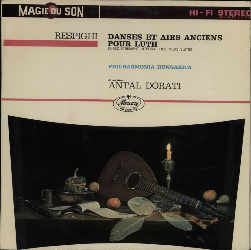 Ottorino Respighi Dances Et Airs Anciens Pour Luth French Vinyl LP Price Cut