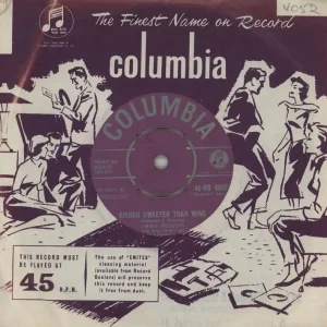 High Quality Jimmie Rodgers (Rock & Roll) Kisses Sweeter Than Wine UK 7" vinyl