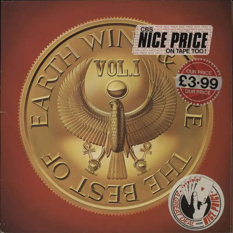 Earth Wind & Fire The Best Of - Volume 1 - series stickered p/s UK Vinyl LP Seasonal Sale