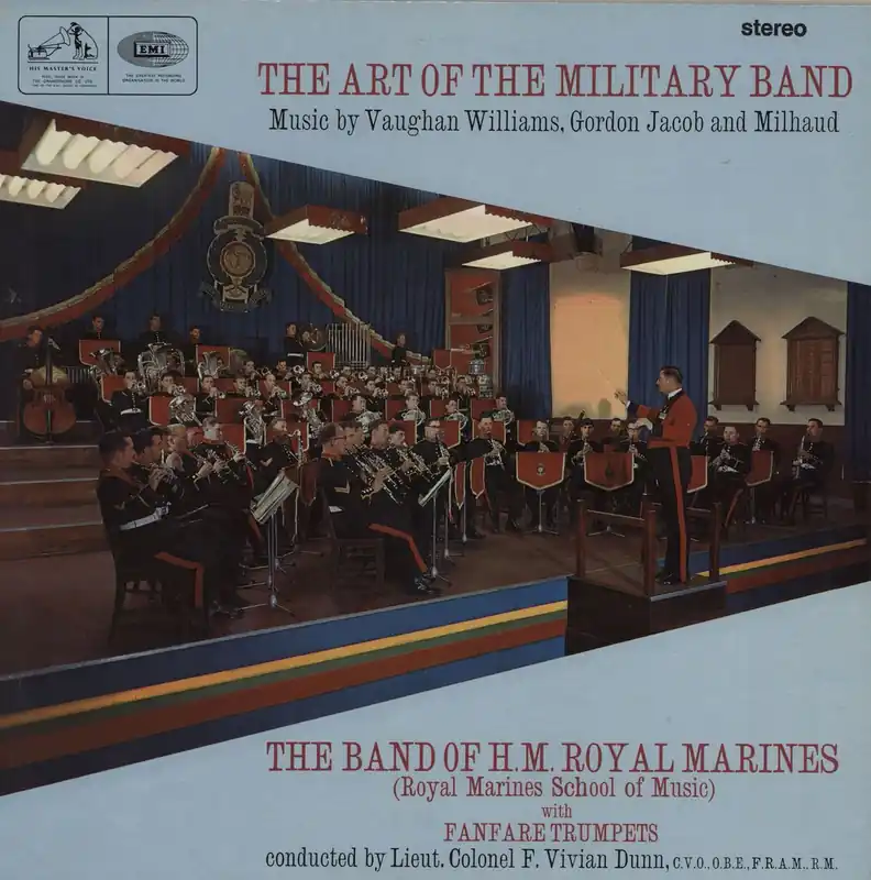 The Band Of H.M. Royal Marines The Art Of The Military Band - Factory Sample UK Vinyl LP Fan Favorite