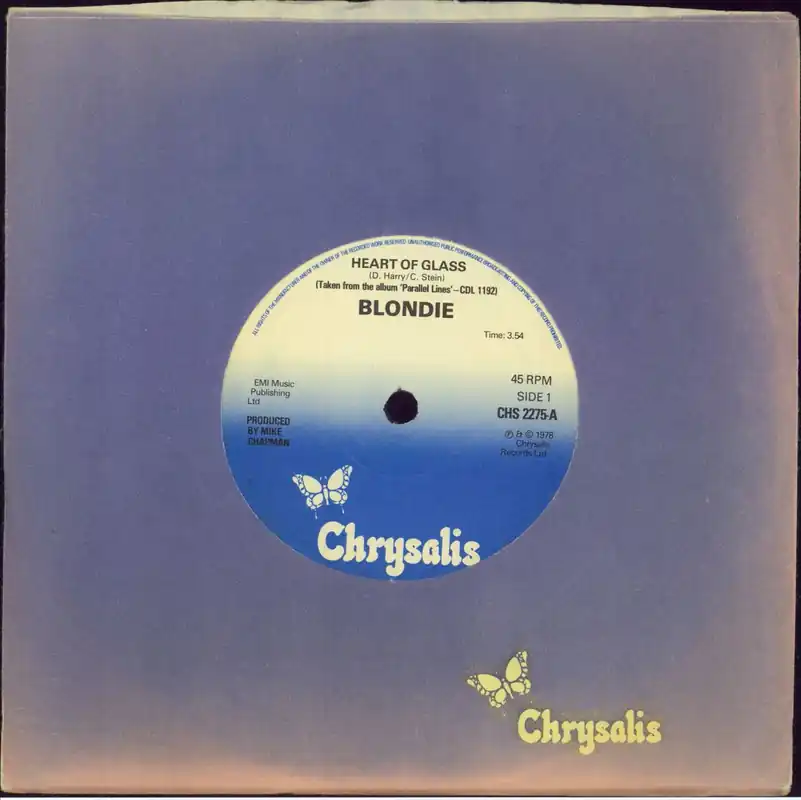 Blondie Heart Of Glass - solid UK 7" vinyl Fan Favorite