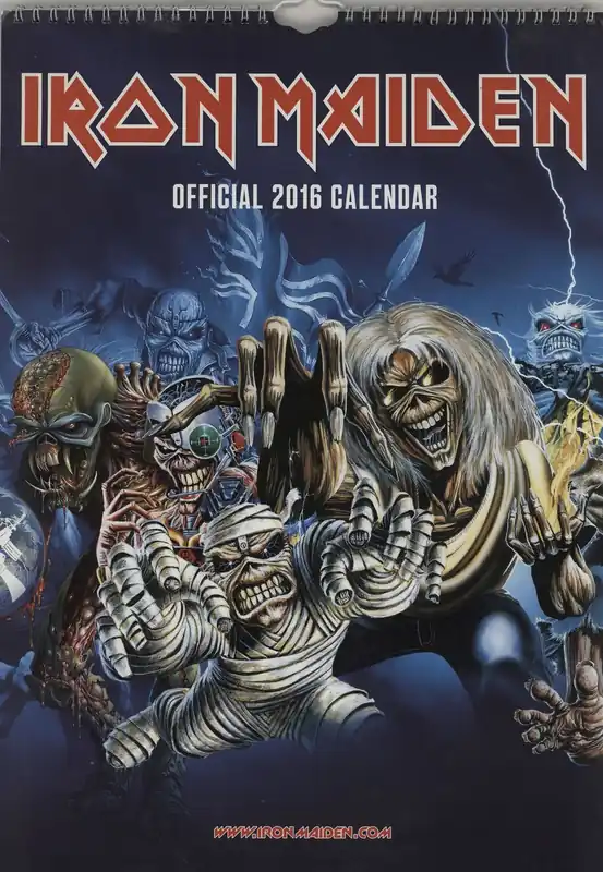 Iron Maiden Calendar 2016 - Danilo UK Calendar Editor’s Pick