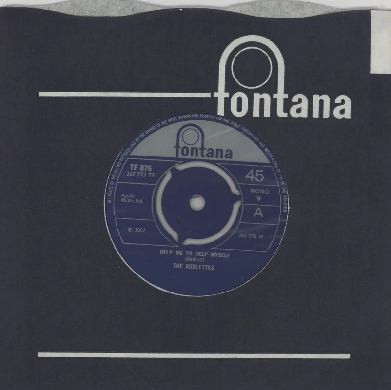 The Roulettes Help Me To Help Myself UK 7" vinyl Direct From Manufacturer