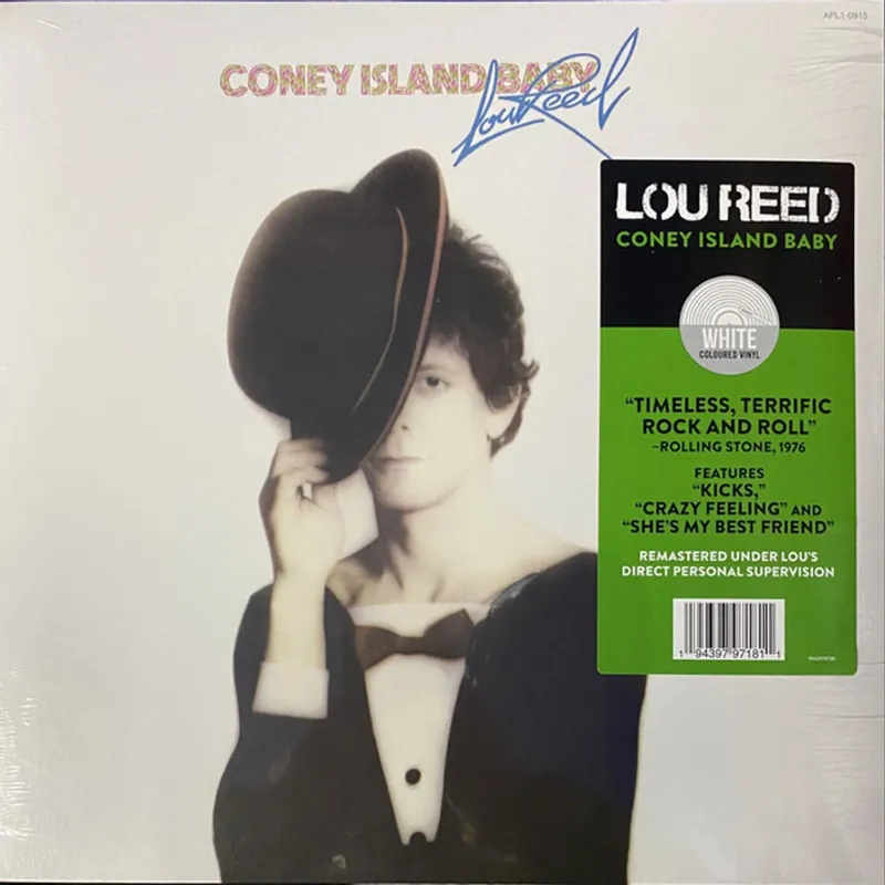 Last Chance Lou Reed Coney Island Baby - White Vinyl - Sealed UK Vinyl LP