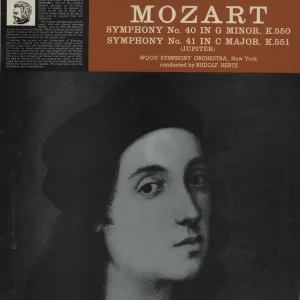 Free Shipping Wolfgang Amadeus Mozart Symphony No. 40 in G Major, K.550 / Symphony No. 41 in C Major (Jupiter), K.551 UK Vinyl LP