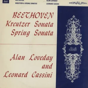 Alan Loveday & Leonard Cassini Beethoven: Kreutzer Sonata / Spring Sonata UK Vinyl LP Seasonal Sale