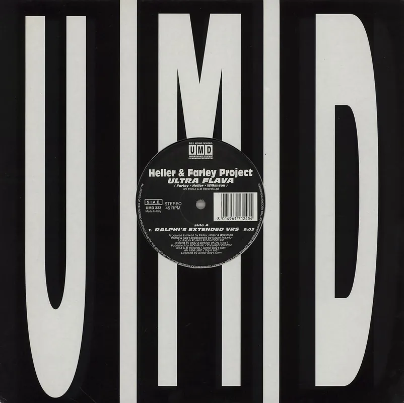 Heller & Farley Project Ultra Flava Italian 12" vinyl Free Delivery
