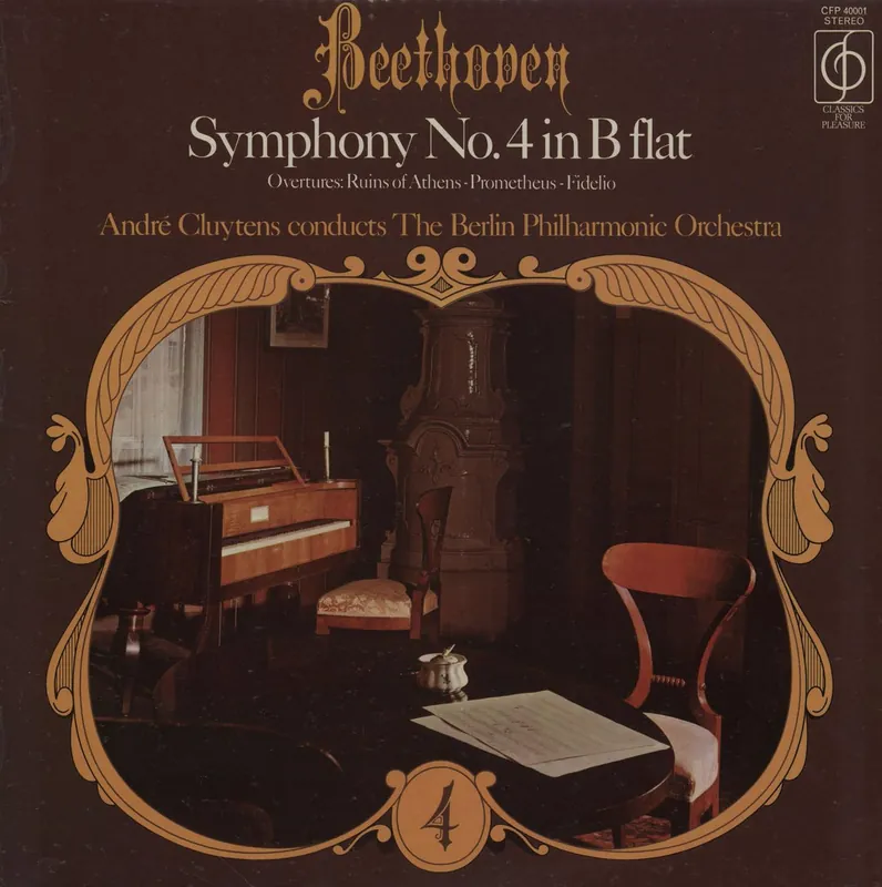 Ludwig Van Beethoven Symphony No. 4 in B Flat / Overtures: Ruins Of Athens / Prometheus / Fidelio UK Vinyl LP Exclusive Offer