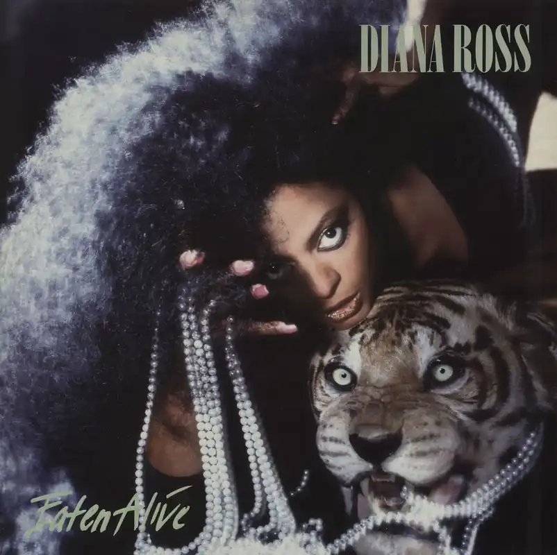 Diana Ross Eaten Alive - Promo stickered UK Vinyl LP Clearance