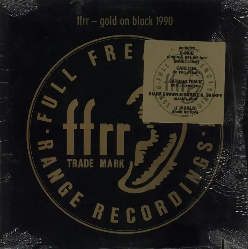 Same Day Shipping Various-Hip Hop & Rap FFRR- Gold On Black 1990 US Vinyl LP