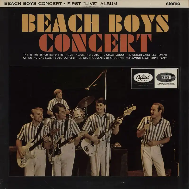 The Beach Boys Concert UK Vinyl LP Trending