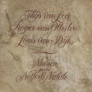 Thijs Van Leer Musica Per La Notte Di Natale Italian Vinyl LP Seasonal Sale