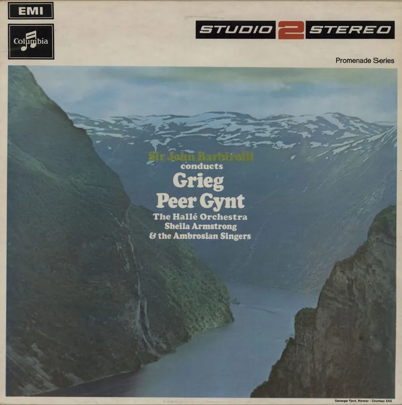 Authentic Edvard Grieg Peer Gynt UK Vinyl LP